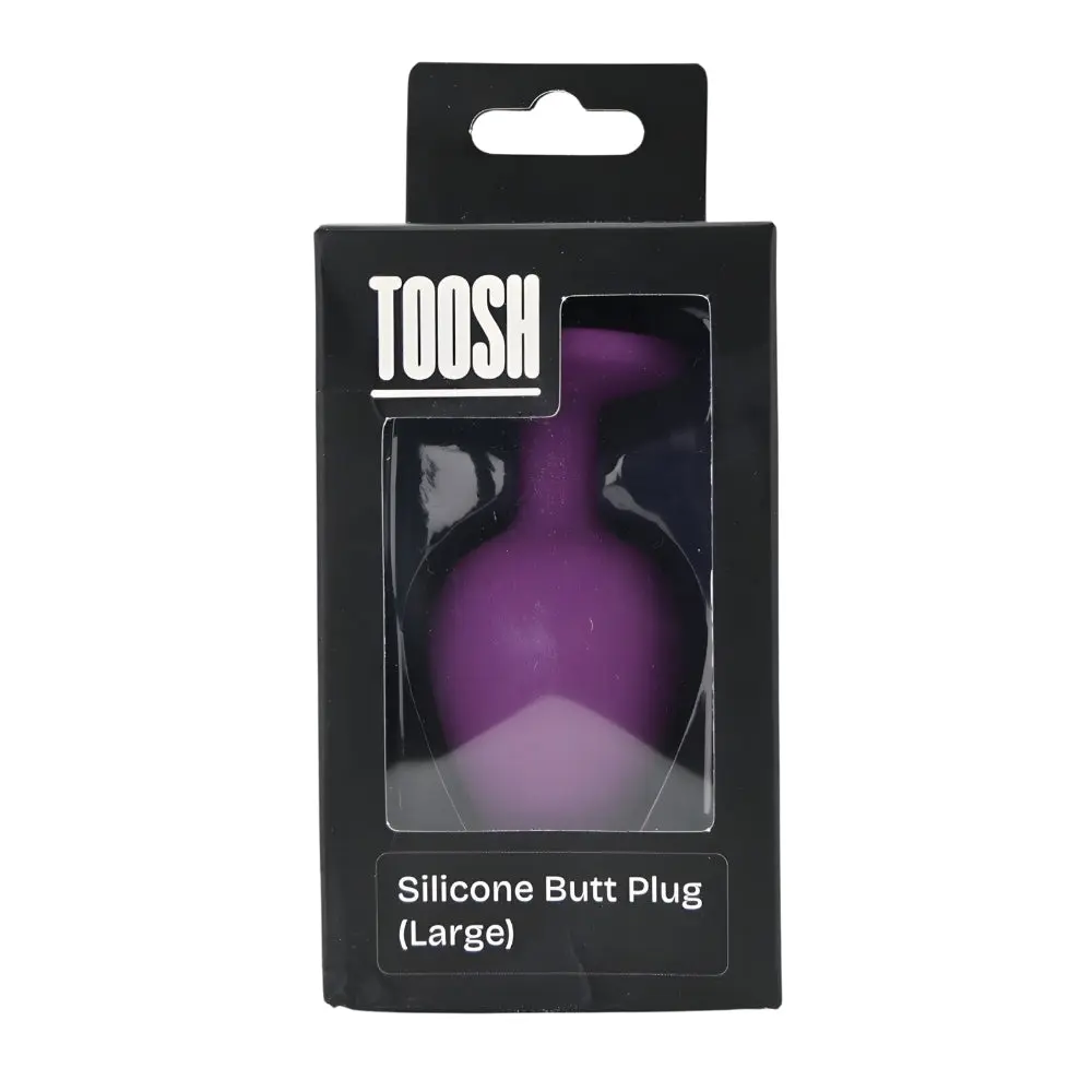 Toosh Purple Silicone Butt Plug Large - Image 6