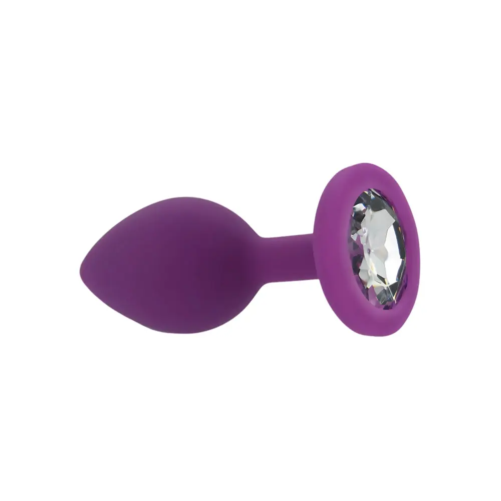 Toosh Purple Silicone Butt Plug Small - Image 3