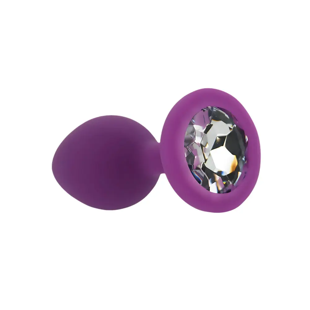 Toosh Purple Silicone Butt Plug Small - Image 4