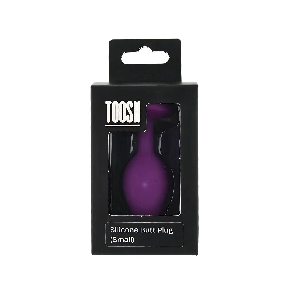 Toosh Purple Silicone Butt Plug Small - Image 7
