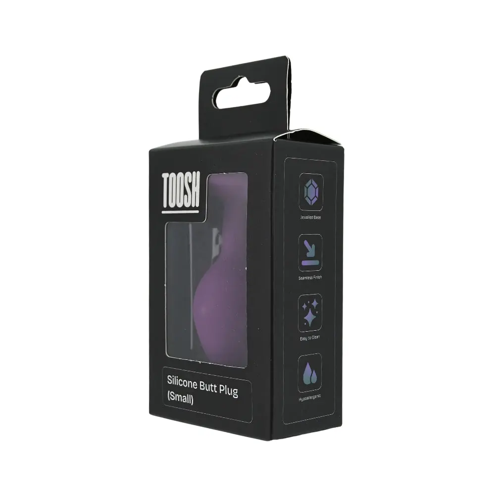 Toosh Purple Silicone Butt Plug Small - Image 9