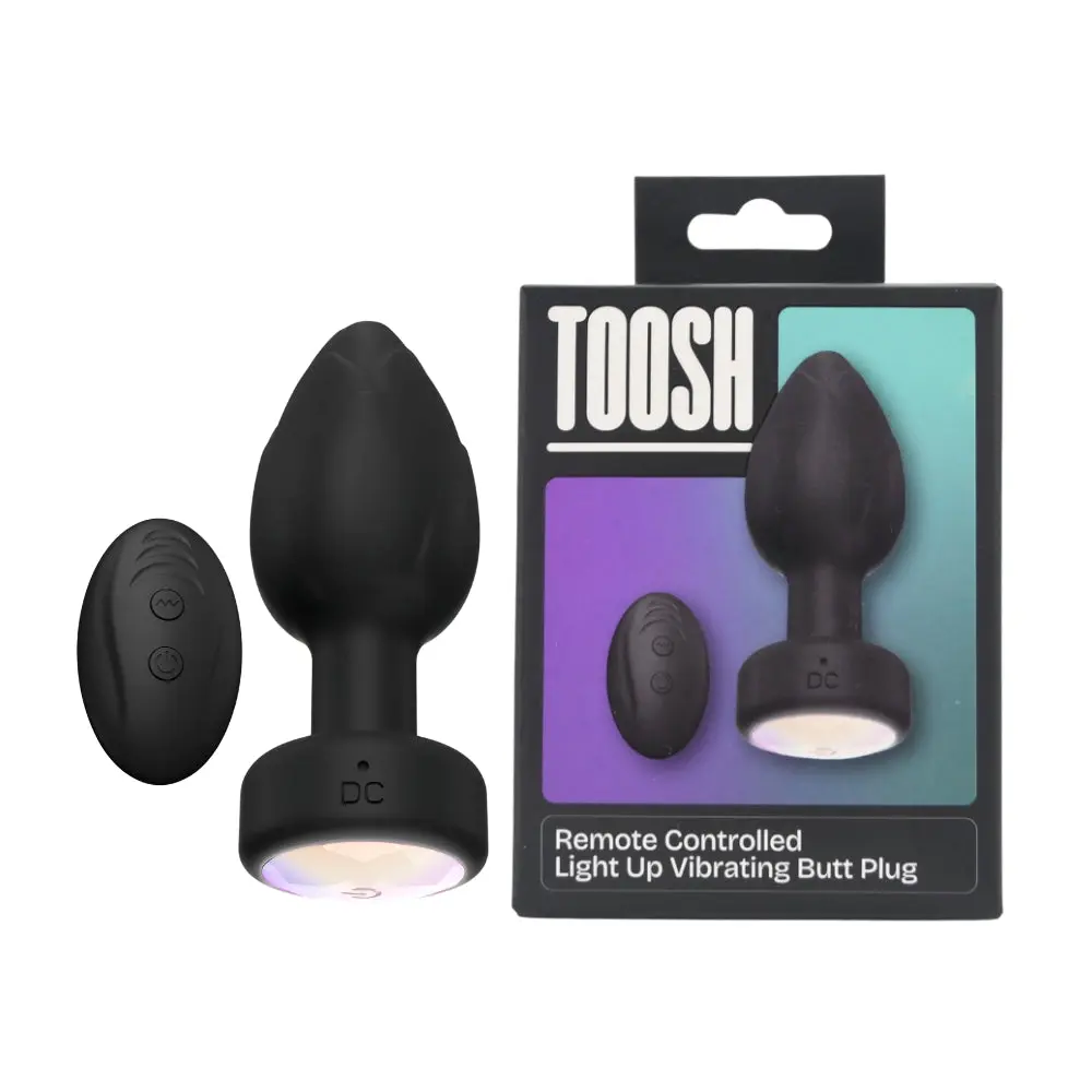 Toosh Remote Controlled Light Up Vibrating Butt Plug - Image 9